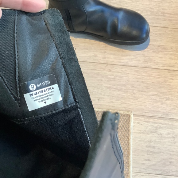 SHAPEN GLAM LEATHER BAREFOOT RIDING BOOT 8 - Picture 8 of 9